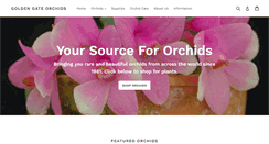 Desktop Screenshot of goldengateorchids.com